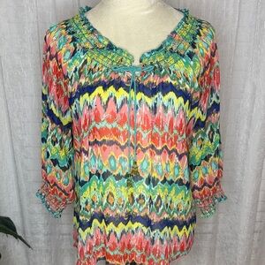 Vibrant Multicolor Women's Blouse